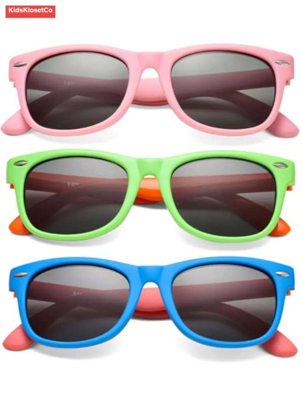 Kids Polarized Sunglasses UV400 Protection TPEE Unbreakable Flexible Frame 3
